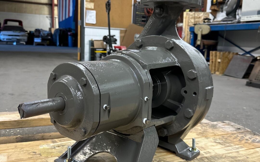 Worthington D1012 centrifugal pump made of stainless steel